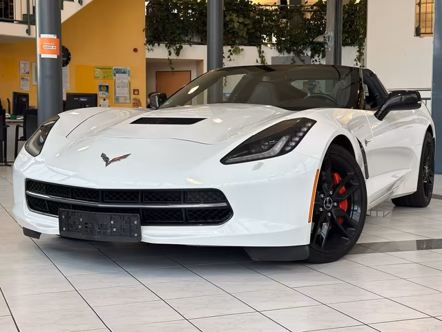 Corvette C7 Coupe Stingray Targa 3LT 1. Hand Historie - 2016 mit 63.065 km, Benzin, Schaltgetriebe, 466 PS zum Verkauf bei Autohaus Dörrschuck in Mainz